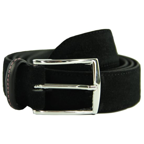 Eden Park Paris Suede Mens Black Belt - Image 1