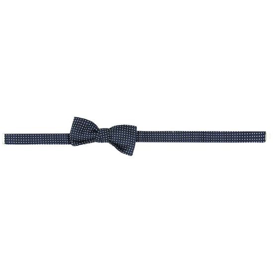 Hackett London Printed Silk Mens Navy Bow Ties - Image 2