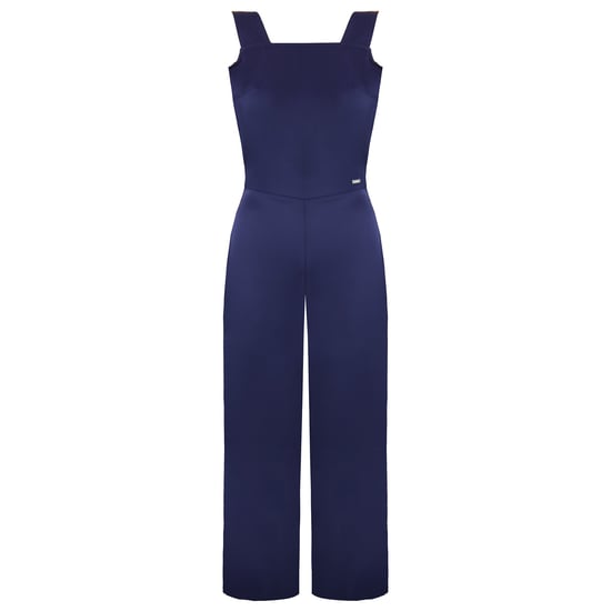 Armani Exchange Womens Navy Maxi Jumpsuit - Image 1