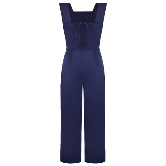 Armani Exchange Womens Navy Maxi Jumpsuit - Image 3