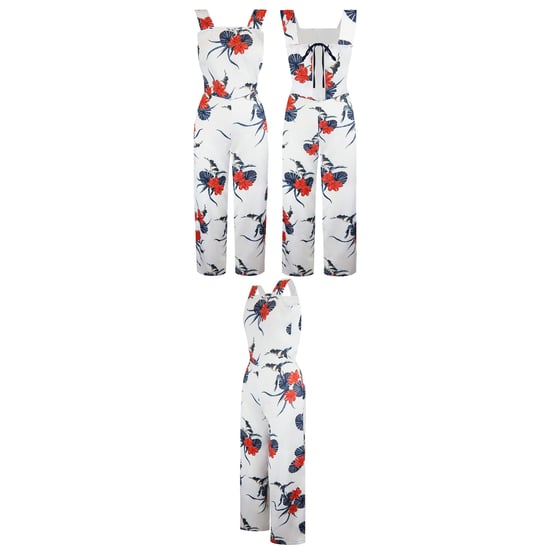 Armani Exchange Hibiscus Womens White Jumpsuit - Image 4