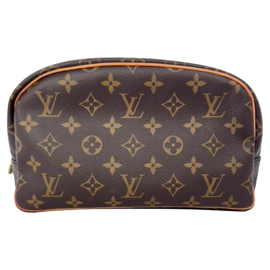Louis Vuitton Trousse Toilette 25 Toiletcase in Bruin Leer - Image 1