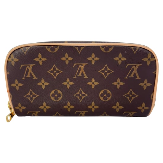 Louis Vuitton Monogram Toilettväska i Brunt Läder - Image 1