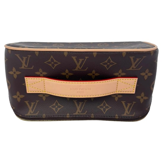 Louis Vuitton Monogram Toilettväska i Brunt Läder - Image 2