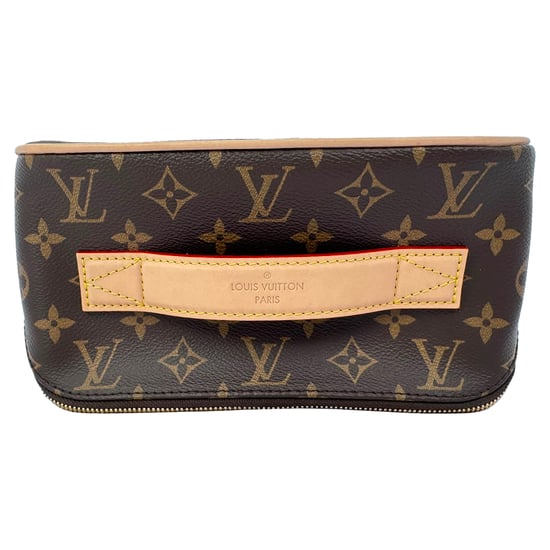 Louis Vuitton Monogram Toilettväska i Brunt Läder - Image 3