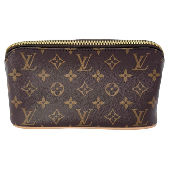 Louis Vuitton Monogram Toilettväska i Brunt Läder - Image 4