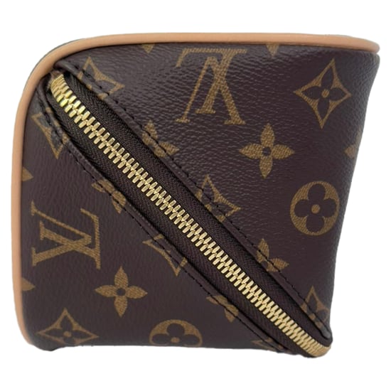 Louis Vuitton Monogram Toilettväska i Brunt Läder - Image 6