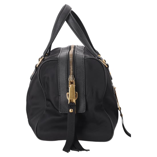 Marc Jacobs Trooper Bauletto Schoudertas in Zwart Nylon - Image 4