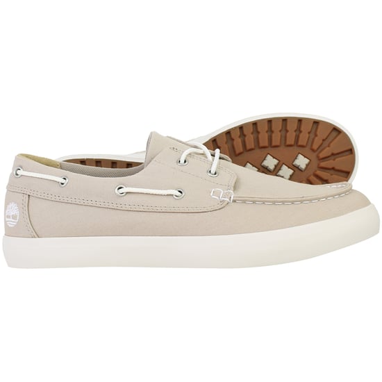 Timberland Union Wharf Mens Beige Boat Shoes - Image 4