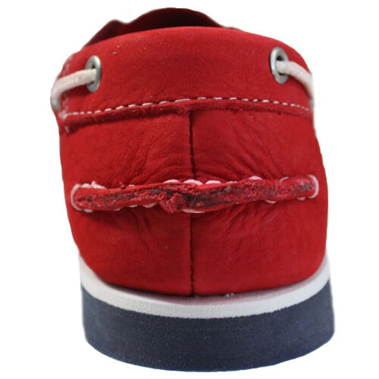 Timberland EK Peak Island 2 Eye Kids Red Boat Shoes - Image 2