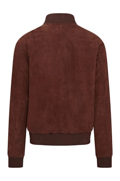 Mans Brown Goat Suede MA-1 Bomberjack-North - Image 5