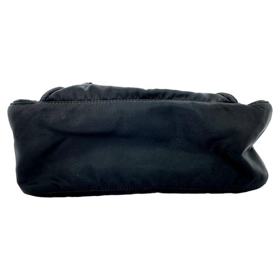 Prada Small Buckled Messenger Bag in Black Nylon - Image 5