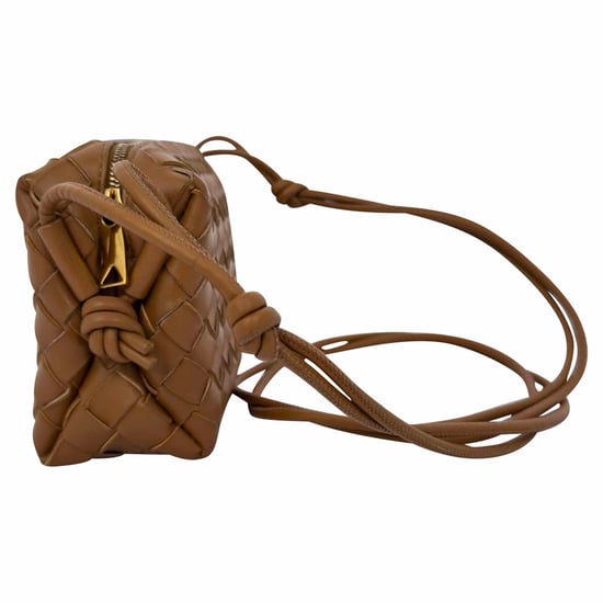 Bottega Veneta Mini Loop Camera Bag in Brown Lamb Leather - Image 5