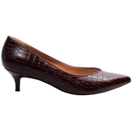 Vionic Kit Josie Croc Womens Wine Pointy Heels - Image 1