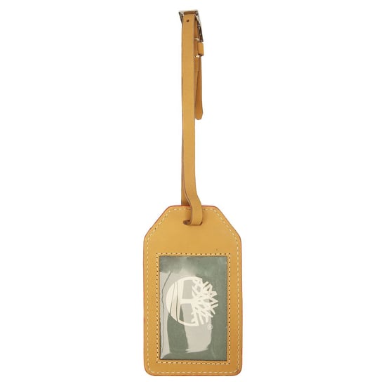 Timberland Genuine Leather Light Brown Passport Cover & Luggage Tag - Image 5