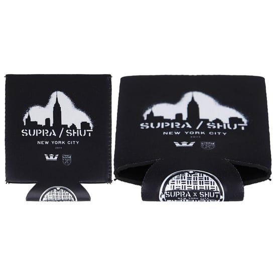 Supra New York City Black White Shut Kozzie Cup Holder - Image 3