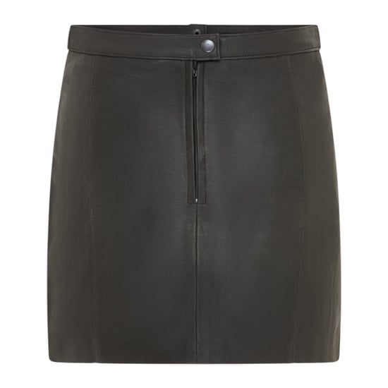 Dames zwarte leren Biker potlood korte minirok - Grace - Image 2