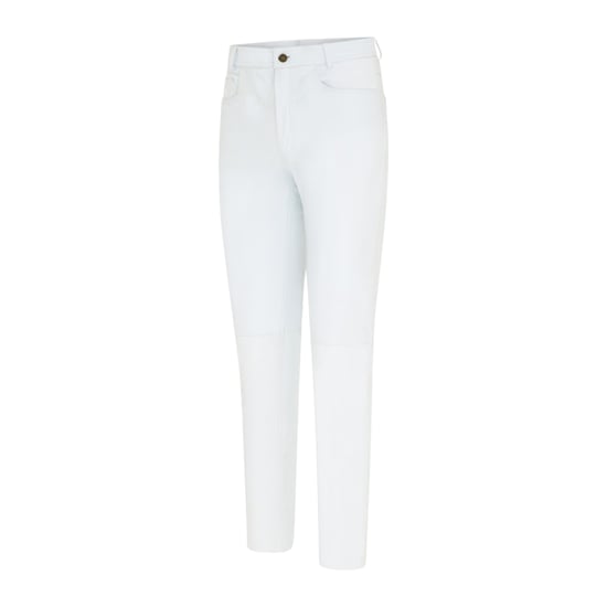Dames witte lamsleer 501 Biker jeans - Sogndal - Image 3
