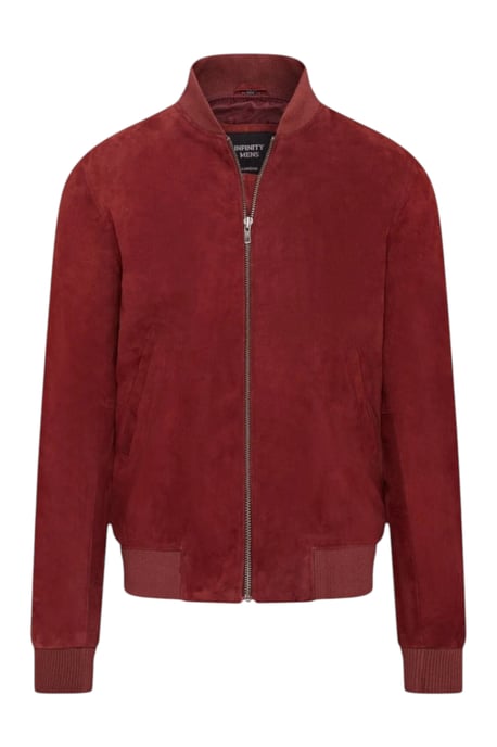 Mens Bourgondische Geitensuede MA-1 Bomberjack-Noord - Image 2