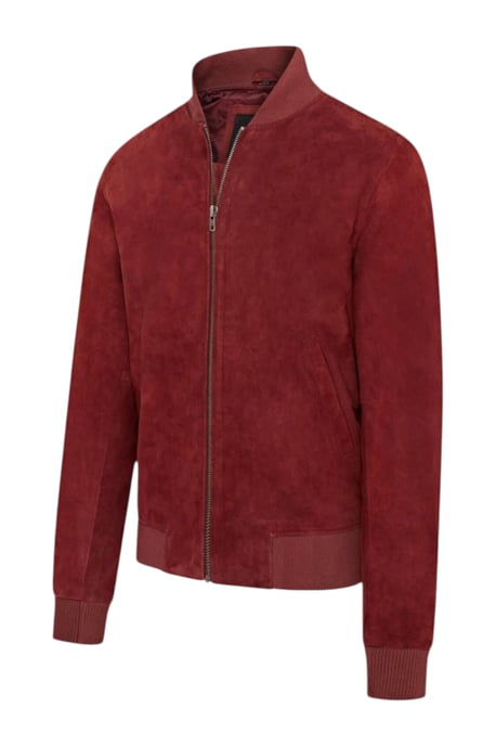 Mens Bourgondische Geitensuede MA-1 Bomberjack-Noord - Image 3