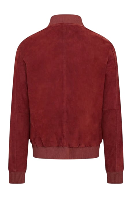 Mens Bourgondische Geitensuede MA-1 Bomberjack-Noord - Image 5