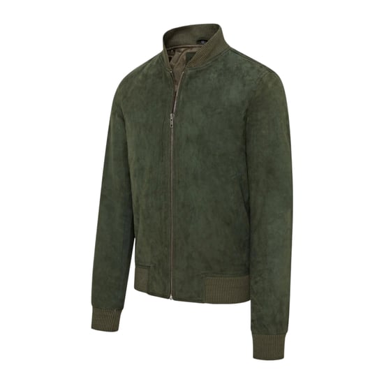 Mannen Green Goat Suede MA-1 Bomberjack-Antalya - Image 4