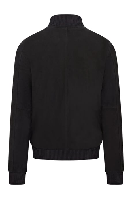 Mans Black Goat Suede MA-1 Bomberjack-North - Image 5