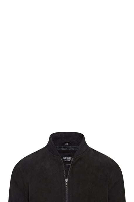 Mans Black Goat Suede MA-1 Bomberjack-North - Image 6