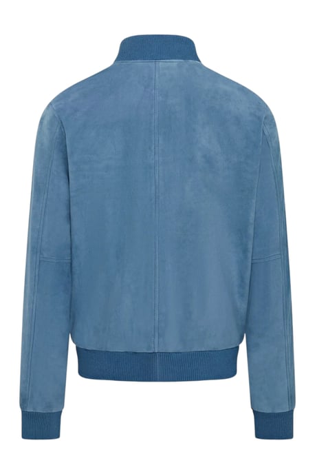 Mannen Blue Goat Suede MA-1 Bomberjack-North - Image 5