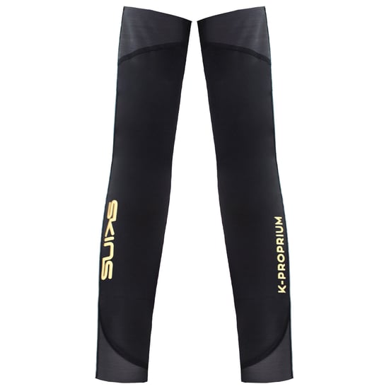 Skins DNAmic Essentials Primary Mens Black Arm Sleeves - Image 1