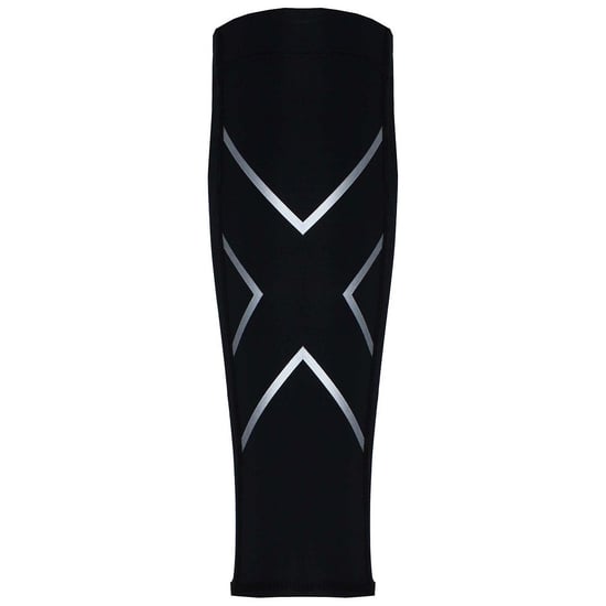 2XU Compression Unisex Black/White Flexible Calf Guards - Image 2