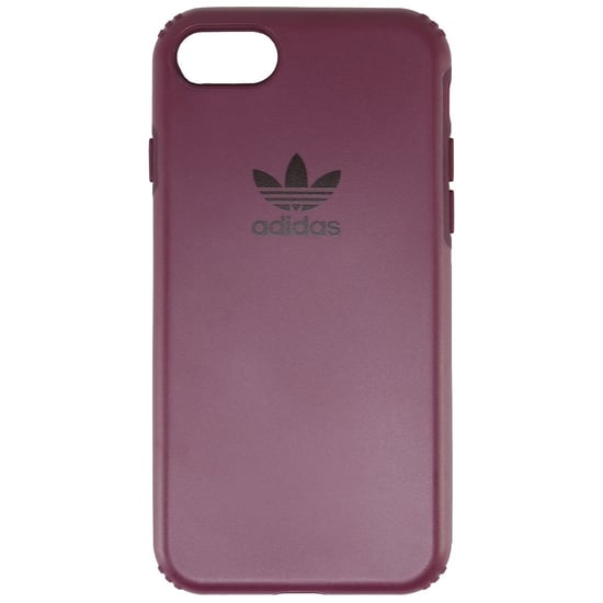 Adidas iPhone 7/8 Burgundy Phone Case - Image 1