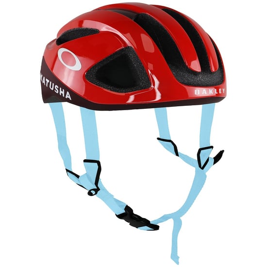 Oakley Light Comfortable Red Cycling Helmet - Image 2