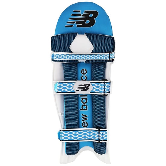 New Balance Burn Adults Mens White Cricket Batting Pads - Image 3
