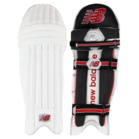New Balance TC 1260 Adults Mens White Cricket Batting Pads - Image 1