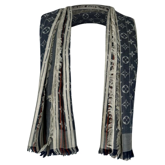 Louis Vuitton Monogram Scarf in Multicolor Silk - Image 3