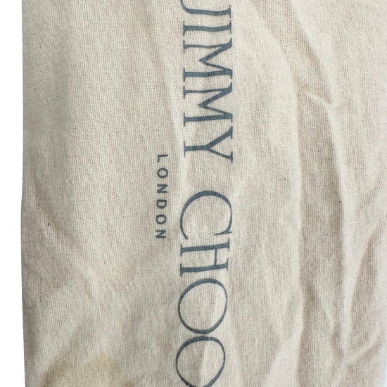 Jimmy Choo Fringed Chain Accent Flat Sandals in Gold Leather - Image 6