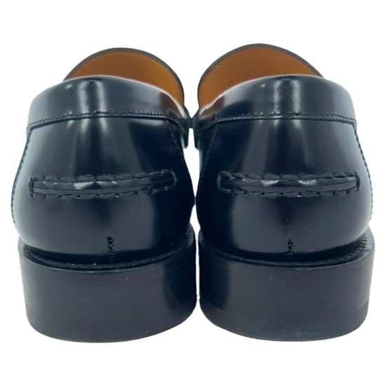 Christian Dior Pearl Embellished Loafers in Black Leather - Image 6