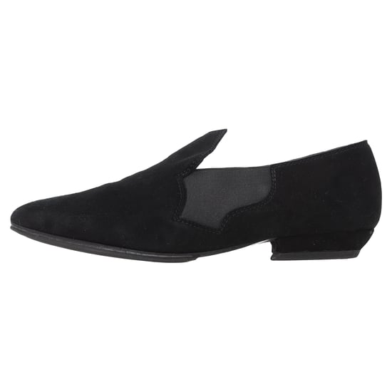 Acne Studios Pointed-Toe Slip-On Loafers in Black Suede - Image 2