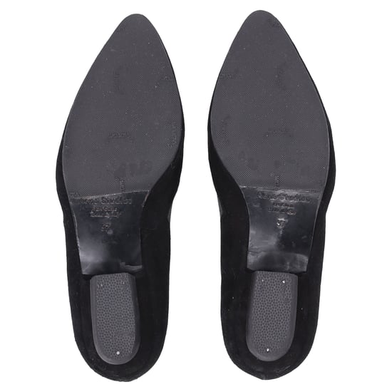 Acne Studios Pointed-Toe Slip-On Loafers in Black Suede - Image 6
