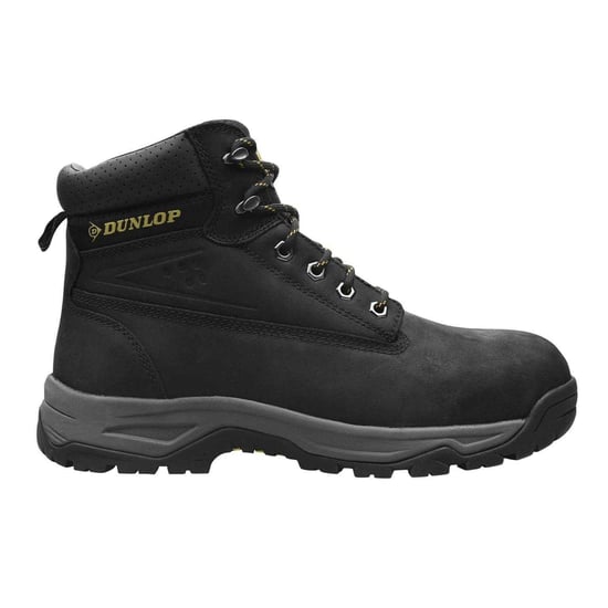 Dunlop Veiligheidslaarzen voor heren van nubuck met stalen neus (Zwart) - Image 1