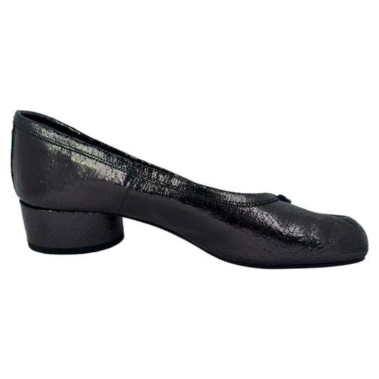 Maison Margiela Tabi Block Heels in Black Leather - Image 1