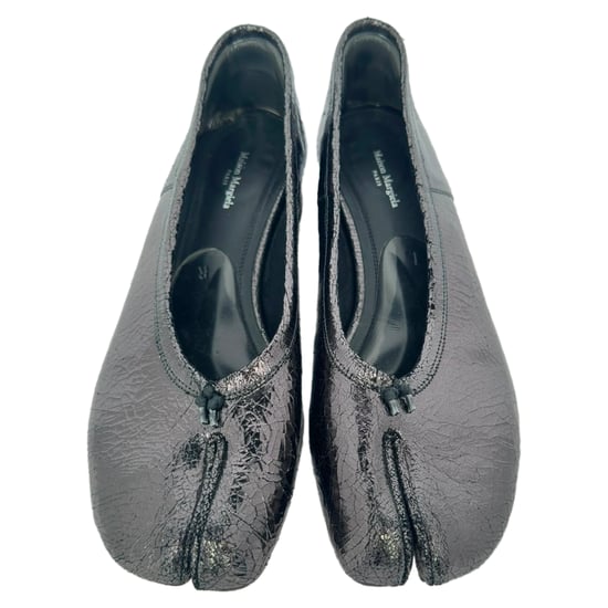 Maison Margiela Tabi Block Heels in Black Leather - Image 3