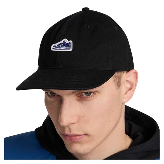 Nike Unisex baseballpet voor volwassenen met geborduurde ‘Dunk’-patch (Zwart) - Image 3