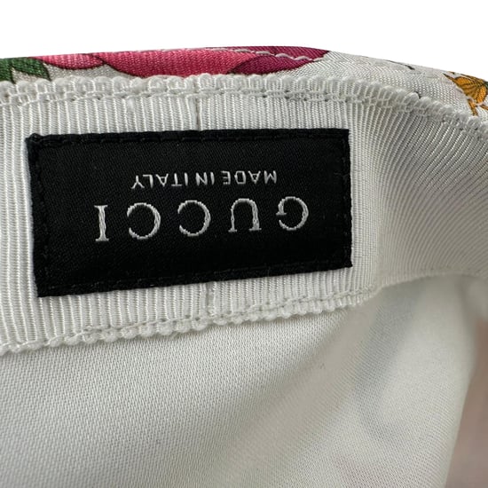 Gucci Printed Twill Bucket Hat in Floral Print Cotton - Image 3