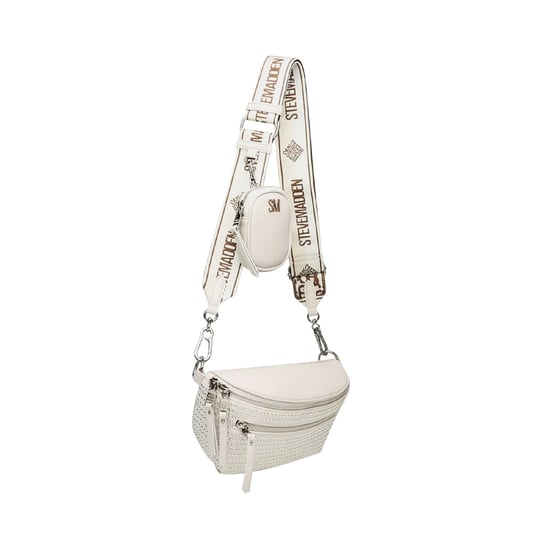Steve Madden Bclarkes Crossbody-väska med nitar för alla dagar (Ben/Silver) - Image 4
