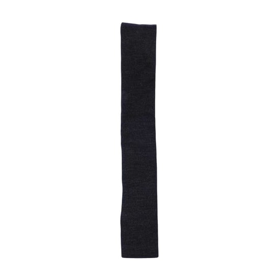 Boss Knitted Wool Skinny Tie (Grey) - Image 3