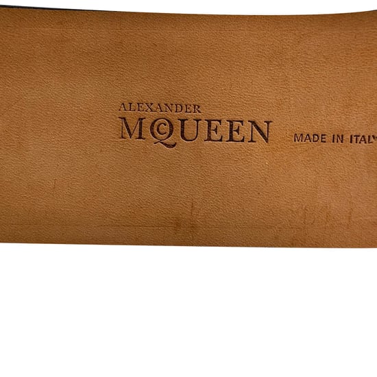 Alexander McQueen Versierde Ceintuur in Zwart Suède - Image 4