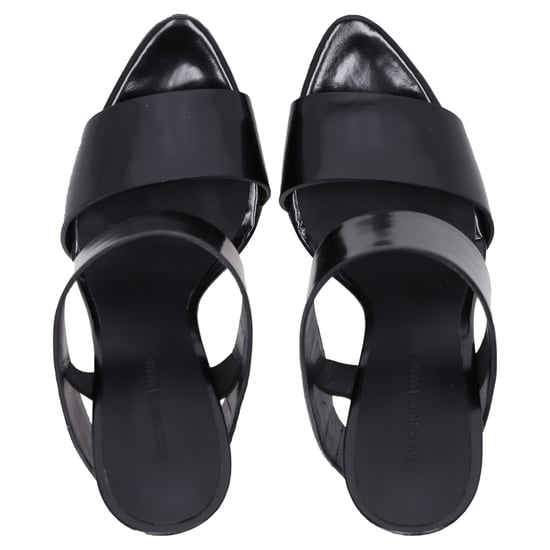 Alexander Wang Hakken Muiltjes in Zwart Lakleder - Image 6