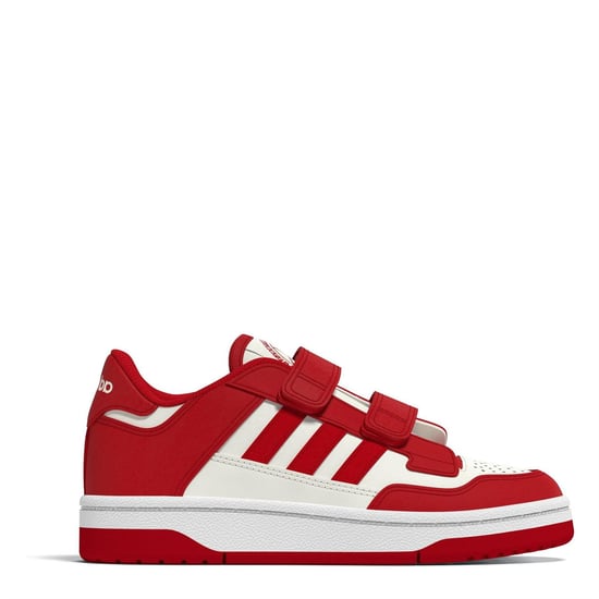 Boys adidas Rapid Court Trainers in Team Colleg Red - Image 1